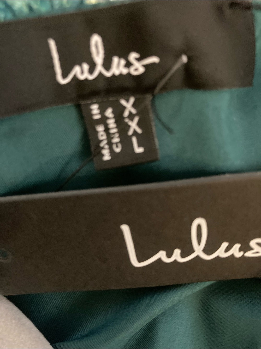 NWT Lulu’s Shela Teal Floral Jacquard Tiered Midi Dress XXL Romantic Gardengirl - Picture 13 of 13